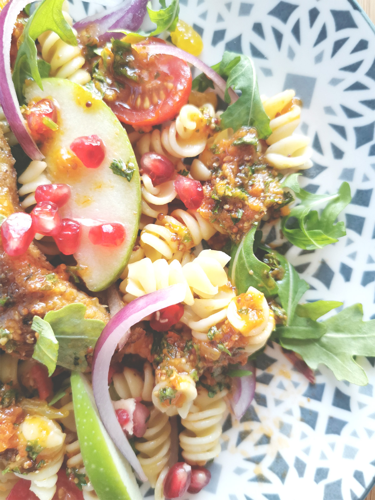 Salade de pâtes au poulet
